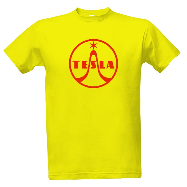 Tričko s potiskem Tesla