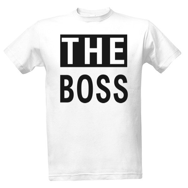 Párová trička The Boss a The real Boss
