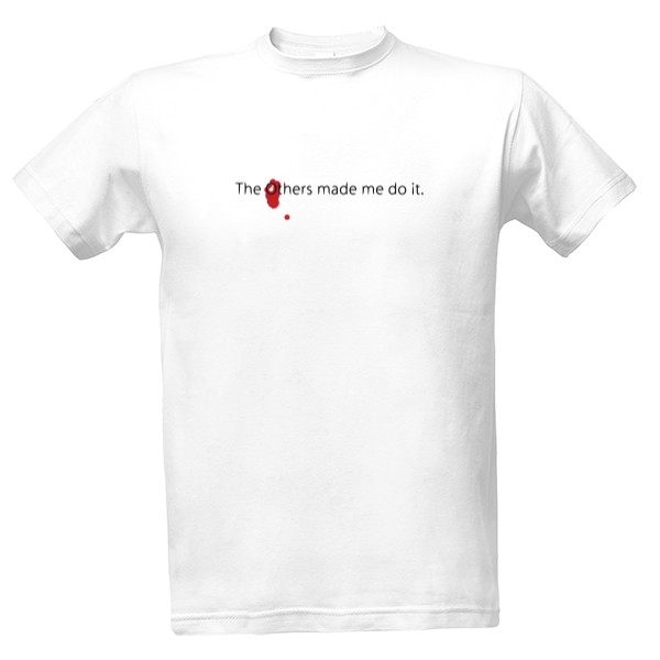 Tričko s potiskem The Others-white