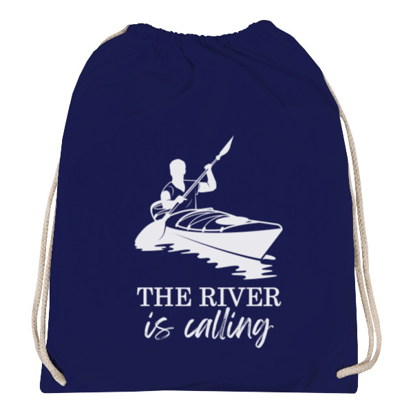 Vak na chrbát s potlačou The river is calling