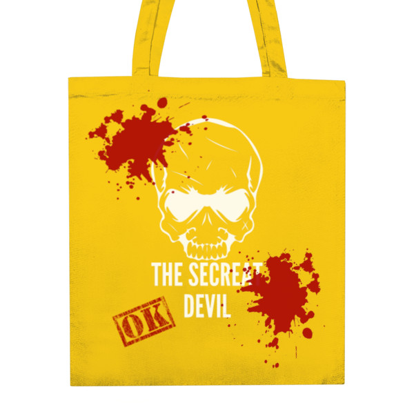 Nákupní taška unisex s potiskem The secreat devil taška OK TWO