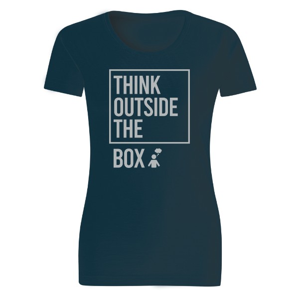 Tričko s potiskem Think outside