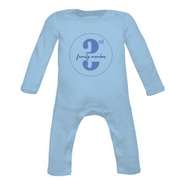 Dětské body Long  s potiskem Third family member