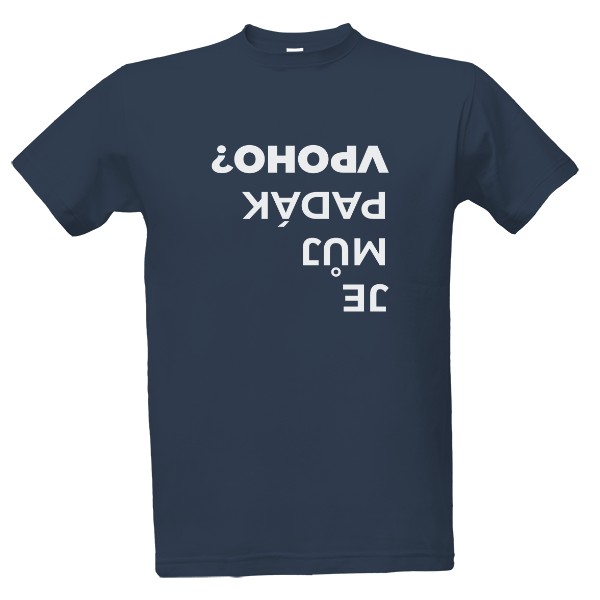 Tričko s potiskem This side up - je můj padák vpoho?