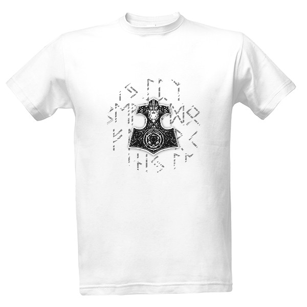 Thor's Hammer - grey T-shirt