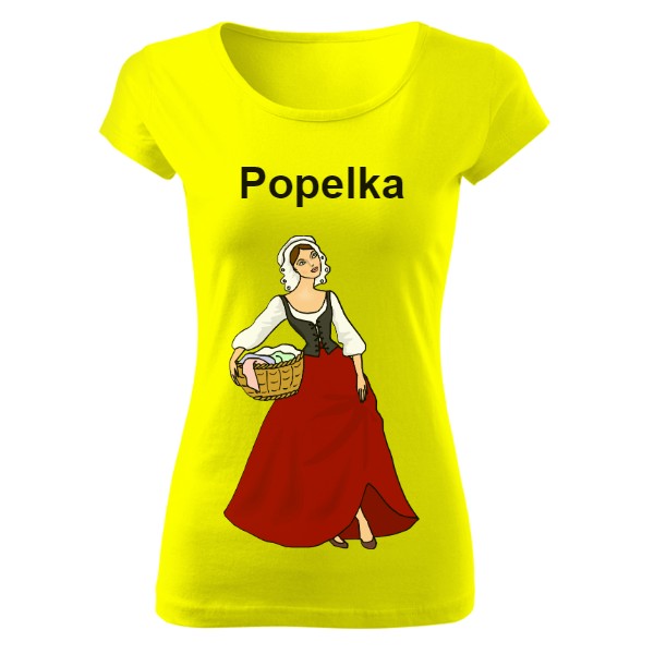 Tričko s potiskem Popelka