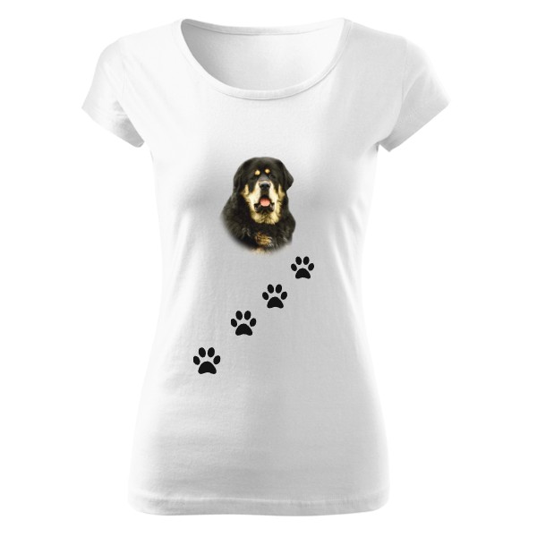 Tričko s potiskem Tibetská doga