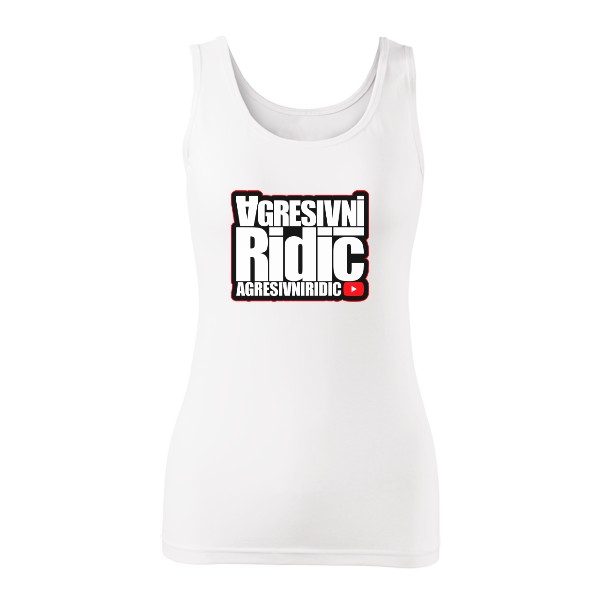 Tričko s potlačou Tielko dámske Agresivní Řidič