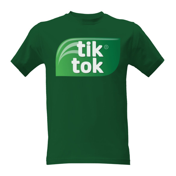 Tričko s potlačou Tik tok