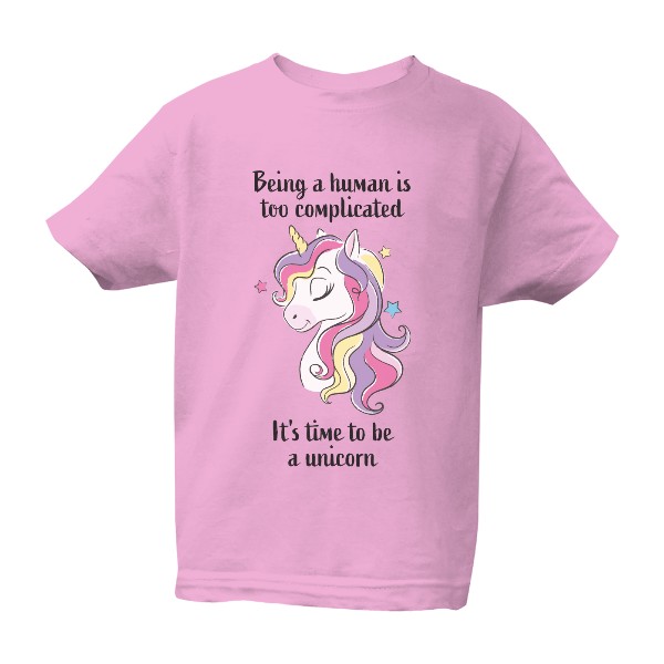Tričko s potiskem Time to be a unicorn
