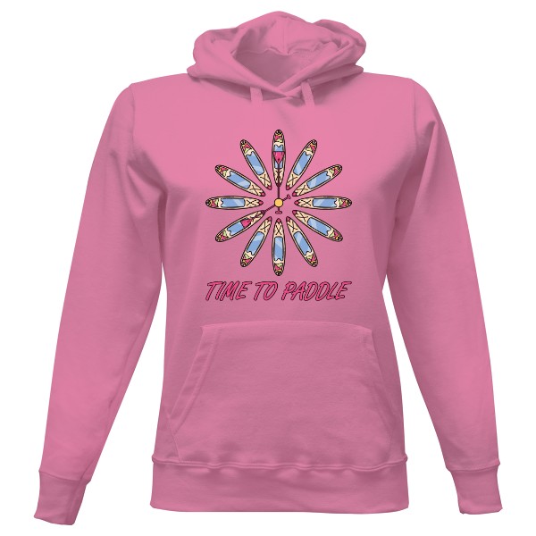 Ladies' hoodie s potiskem Time to paddle