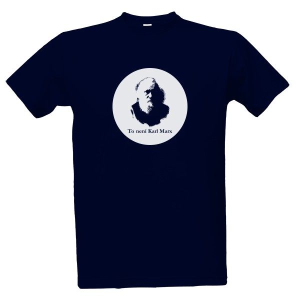 Tričko s potiskem To není Karl Marx