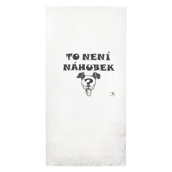 Nákrčník/bandana s potiskem To není náhubek - Rouška-ústenka