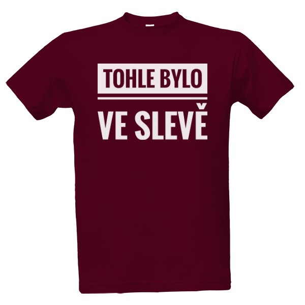 Tohle bylo ve slevě - tmavé, pánské