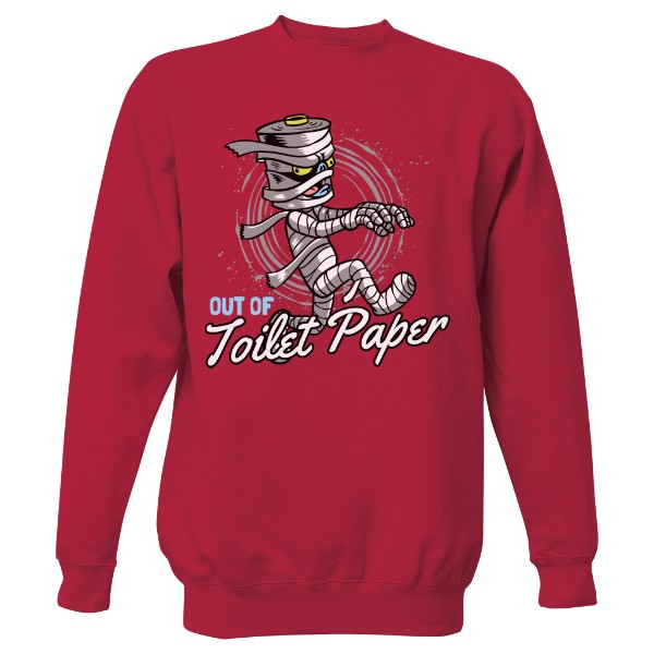 Mikina bez kapuce Unisex s potiskem Toilet Paper Ramirez bez kapuce hip hop