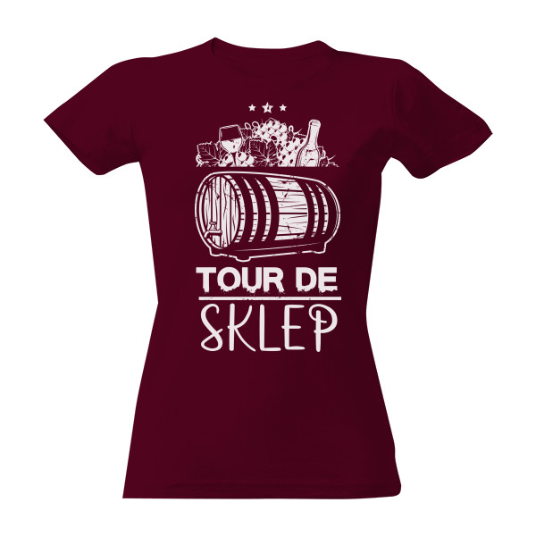Tričko s potiskem Tour de sklep