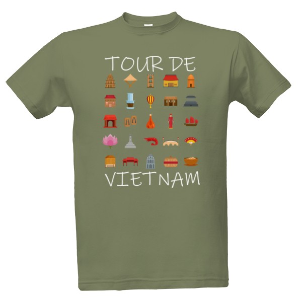 Tričko s potlačou Tour de Vietnam