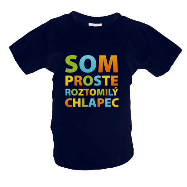 Tričko s potiskem Roztomilý chlapec