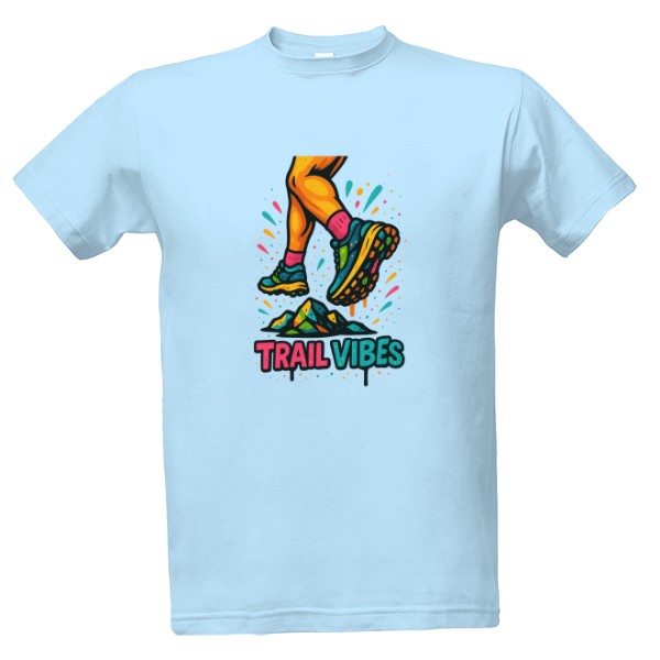 Tričko s potiskem Trail Vibes