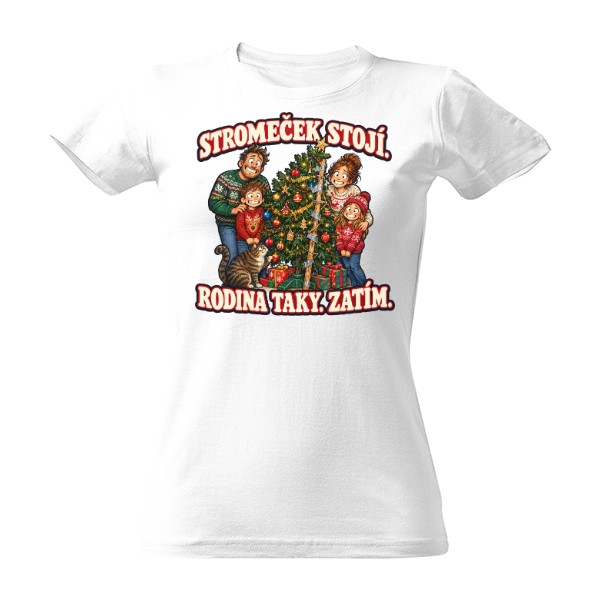 T-shirt Tree Still Up. Family Too. For Now. – Czech Family Christmas