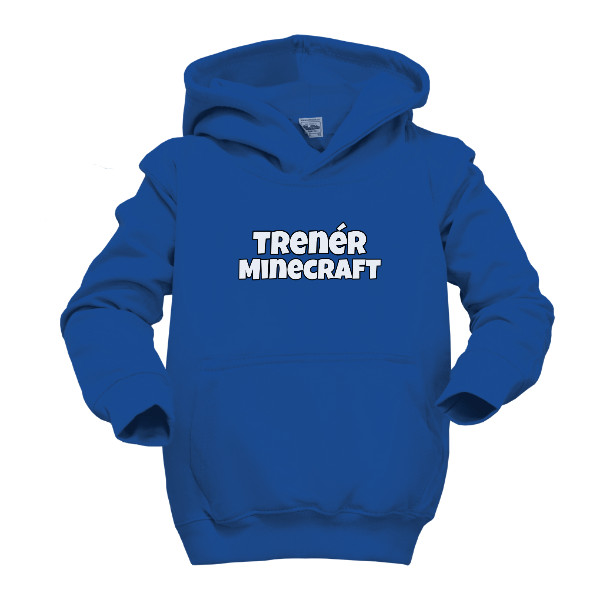 Dětská mikina s kapucí s potiskem Trener Minecraft