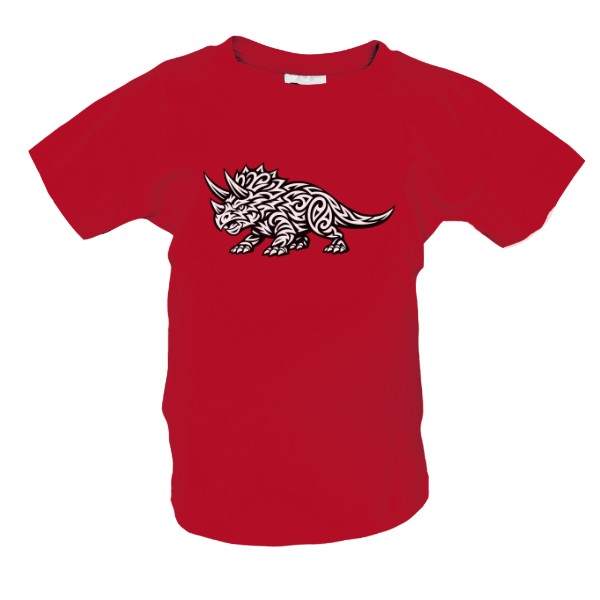 Tričko s potlačou Triceratops tribal