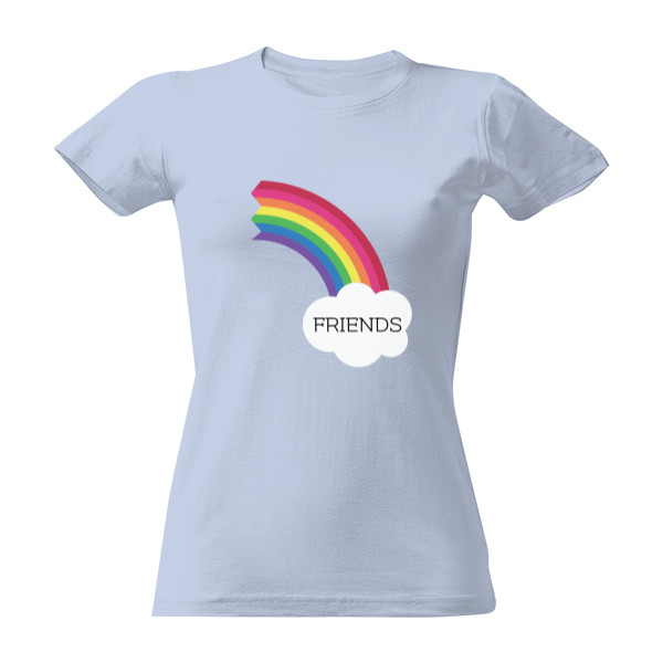 Trička pro kamarádky Duha