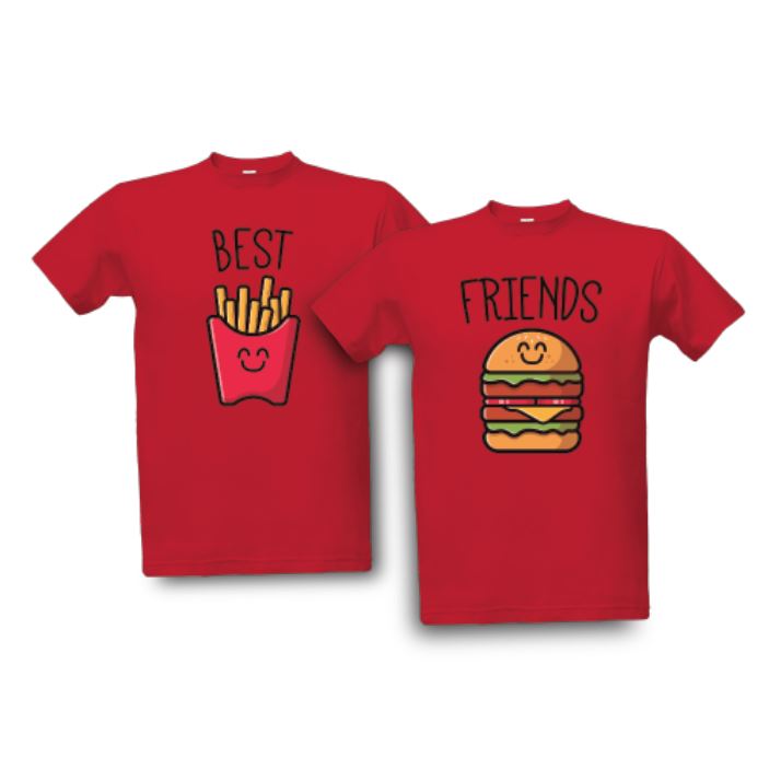 Trička pro kamarády Fastfood