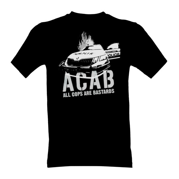 Tričko s potiskem Tričko ACAB  2022