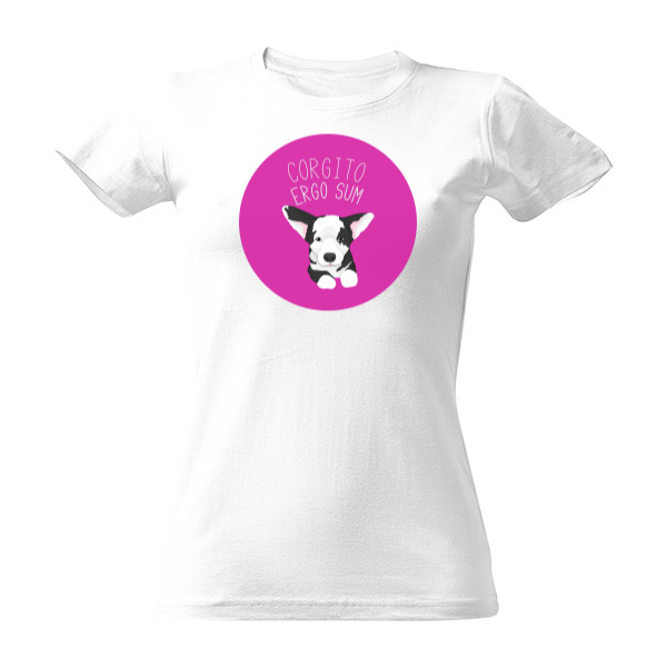 Tričko Corgito dámské bílé