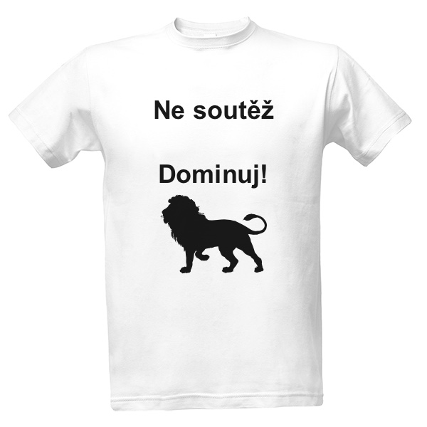 Tričko s potiskem tričko Dominuj 