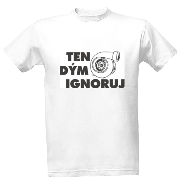 Tričko s potiskem Tričko dým 