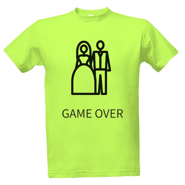Tričko s potiskem Tričko GAME OVER