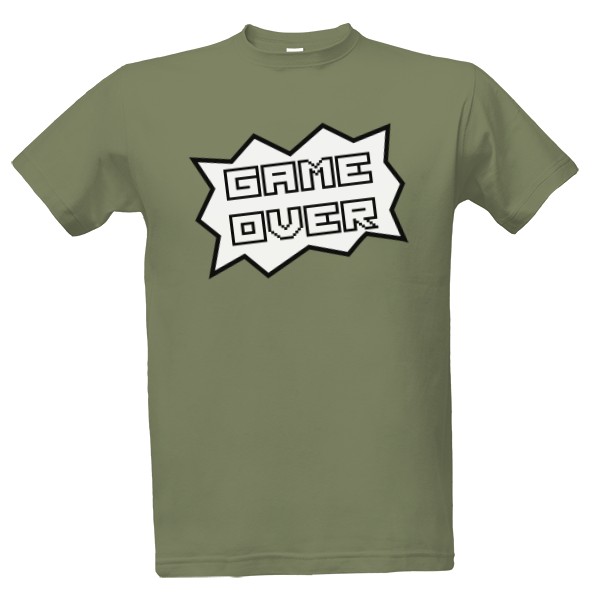 Tričko s potiskem Tričko Game over