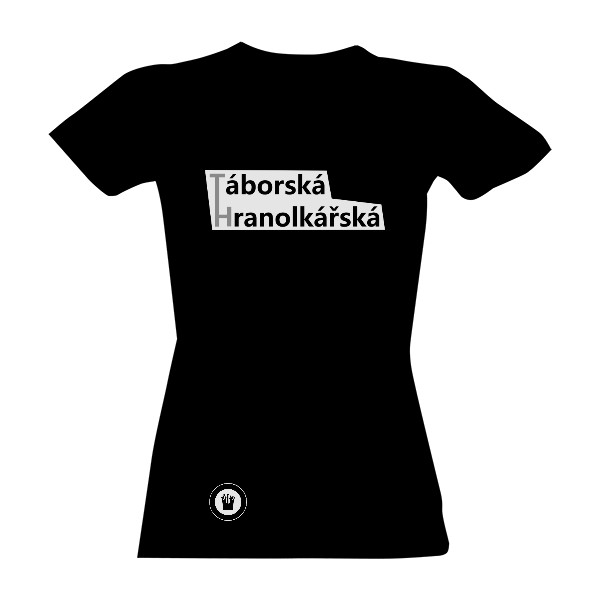 Tričko s potiskem Velký nápis Hranolky