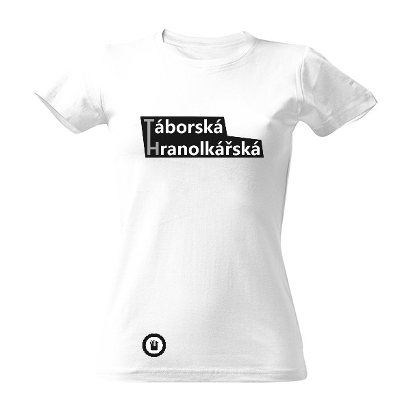 Tričko s potiskem Velký nápis Hranolky
