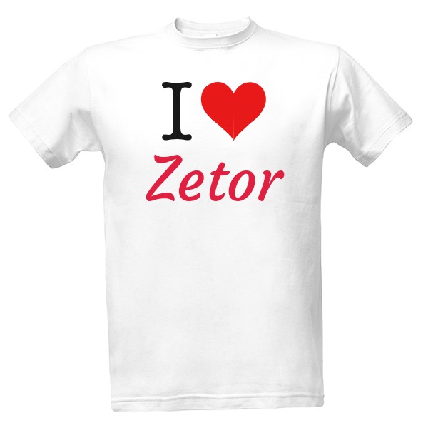 Tričko s potlačou Tričko I love zetor