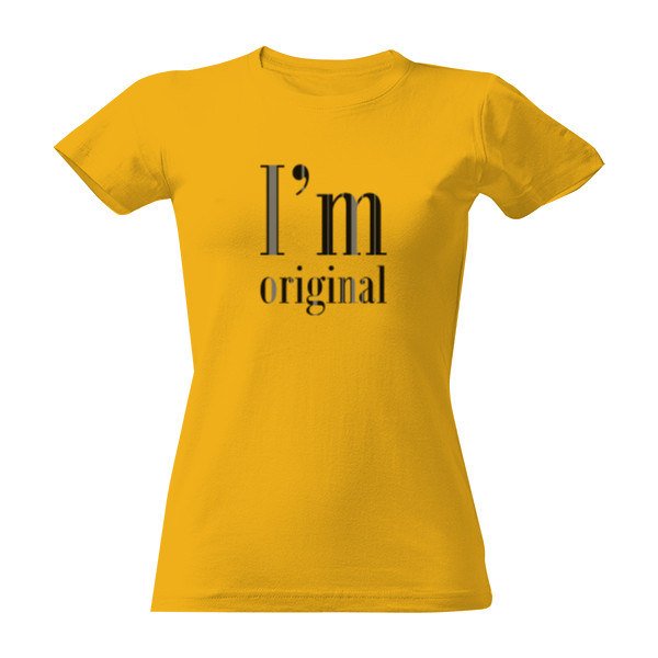 Tričko I’m original dámské 