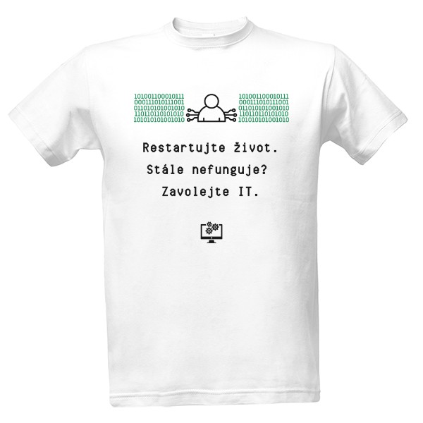 Tričko s potiskem Tričko - IT 8