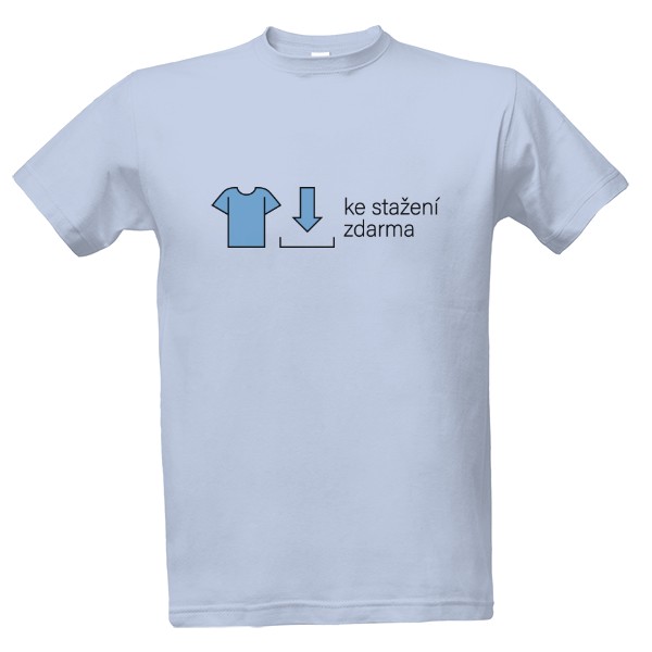 Tričko s potiskem Tričko ke stažení zdarma