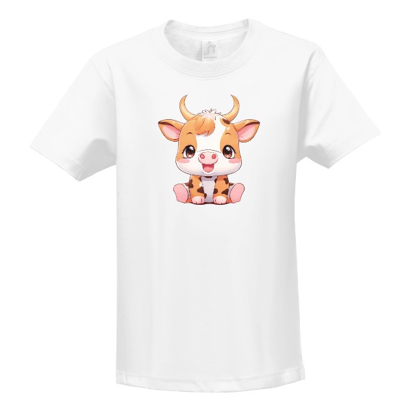 Tričko s potlačou Tričko kravička pre deti