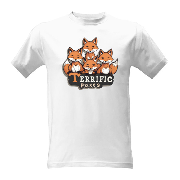 Tričko s potiskem Tričko Little Foxes pánské