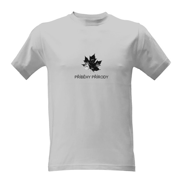 Tričko s potiskem PŘÍBĚHY PŘÍRODY - LOGO 