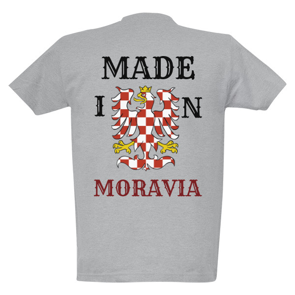 Tričko s potiskem Tričko Made in Moravia