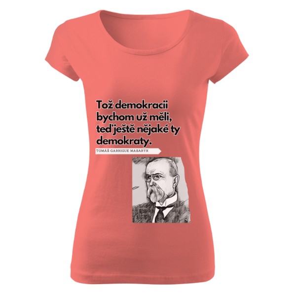 Tričko Masaryk demokrat (dámská i pánská verze)