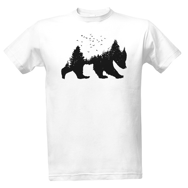 Tričko s potlačou Tričko medvěd
