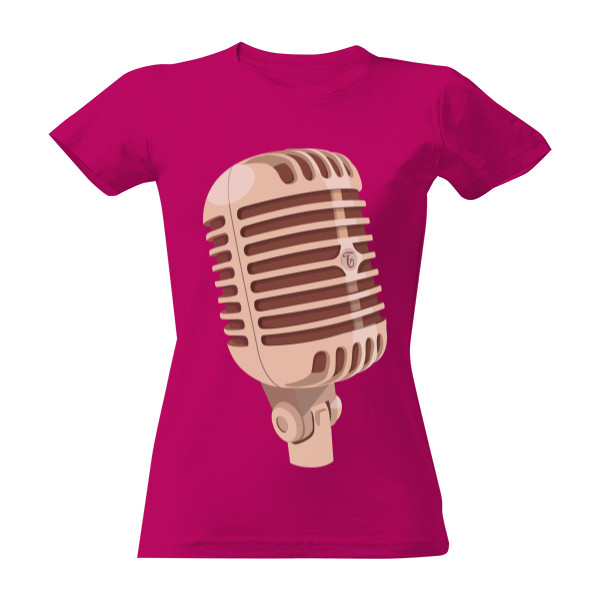 Tričko s potiskem Tričko mikrofon