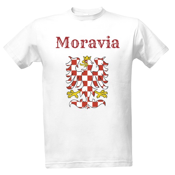 Tričko s potlačou Tričko Moravia se znakem.