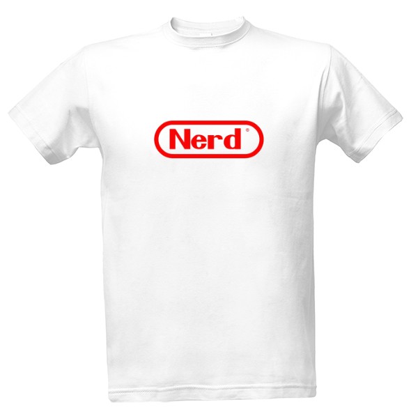 Tričko s potiskem Tričko NERD