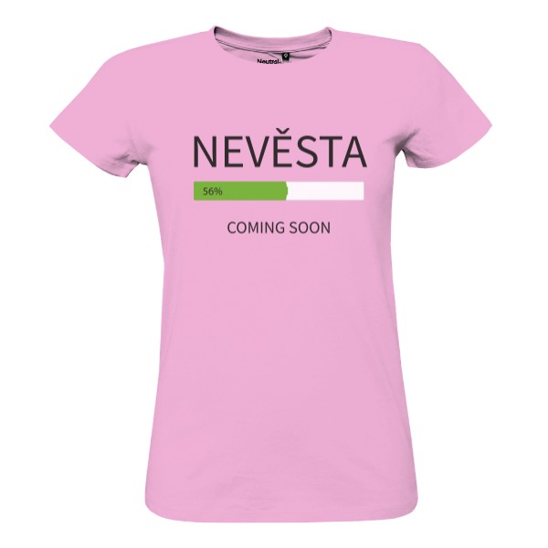 Tričko s potlačou Tričko nevěsta coming soon 